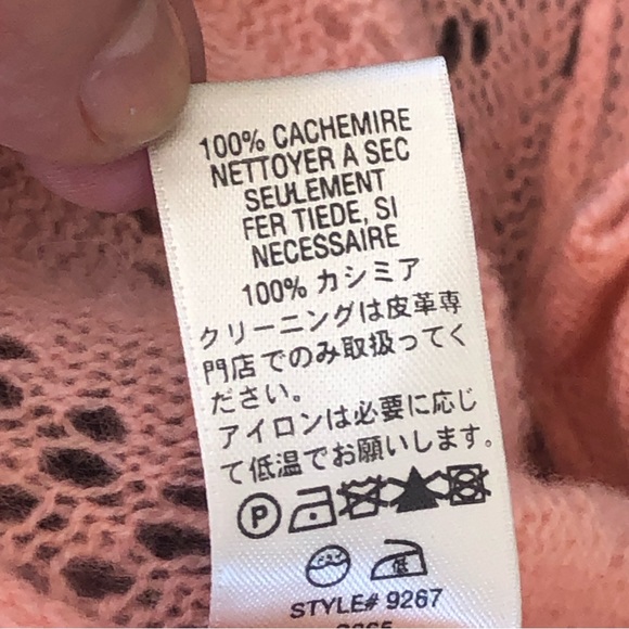 JUICY COUTURE CASHMERE RUFFLED TIE CARDIGAN BOLERO SWEATER M - Picture 9 of 10